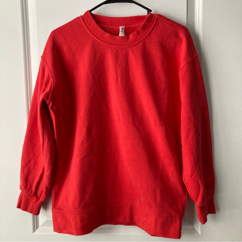 Lululemon Perfectly Oversized Crew 100% Cotton Like New :)